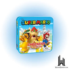 SUPER MARIO CHECKERS AND TIC TAC TOE